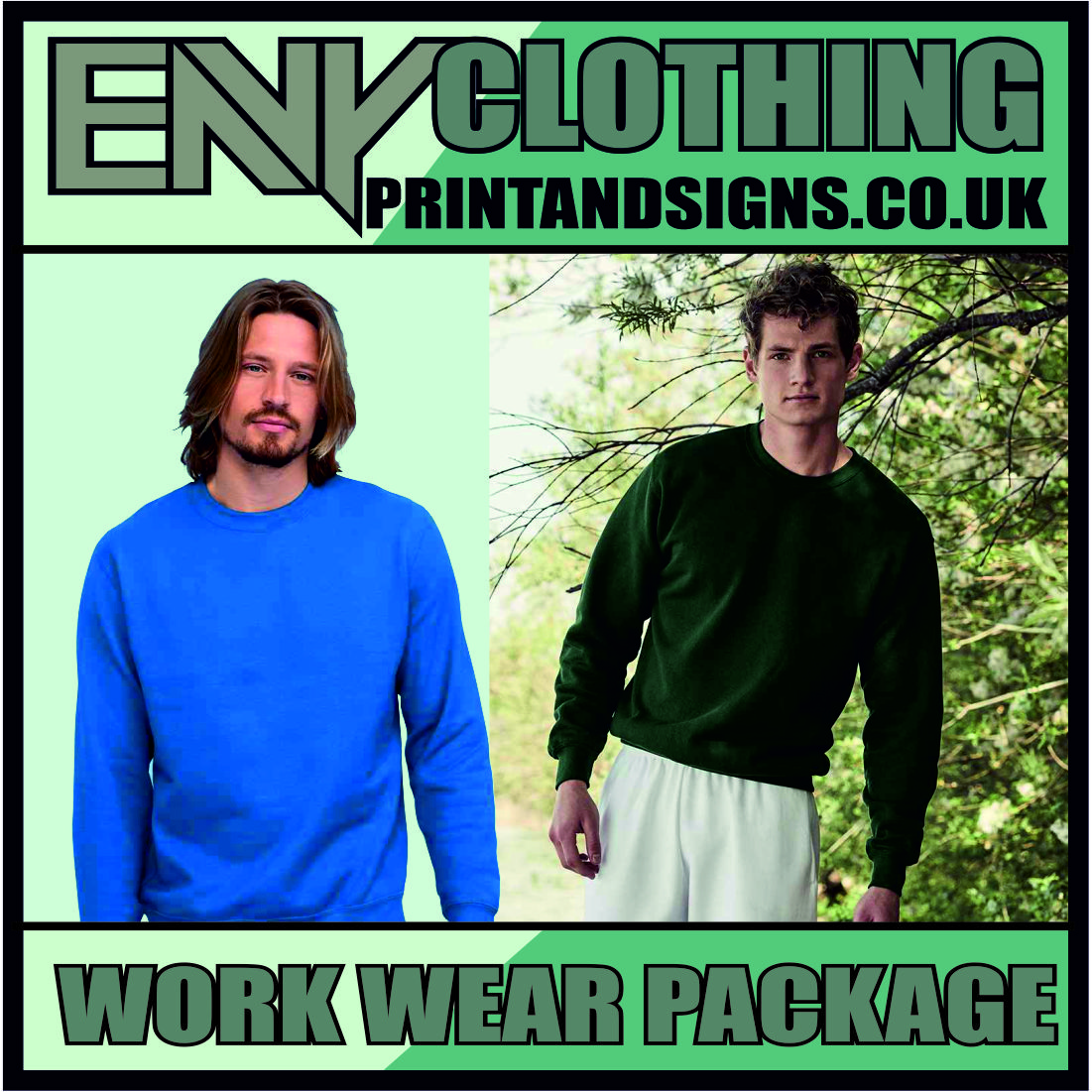 Work Wear Pack 1 Sweatshirt + 3 T-shirts - Image 3